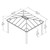 12' Dallas Aluminum Hardtop Gazebo Kit