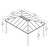 12' Dallas Aluminum Hardtop Gazebo Kit