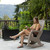 Heavy Duty Rockaway Outdoor Porch Rocking Chair 