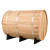 Porched-In Barrel Sauna - 6 Person Porched-In Barrel Sauna - 6 Person