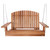 Cedar Patio Garden Pergola & Hanging Swing Set