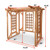 Cedar Pergola Garden Arbor