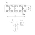 Chip Passive Herringbone Mixer - Luer - Darwin Microfluidics