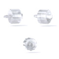 Barbed to Male Luer Adapter for Soft-walled Tubing (pack of 10) - Darwin Microfluidics