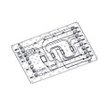 Multi-Organ Cross-Flow Membrane Chip - Luer