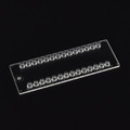 Image of Microscope Slide Platform - 2 x 14 Mini Luer interfaces - Fluidic 342