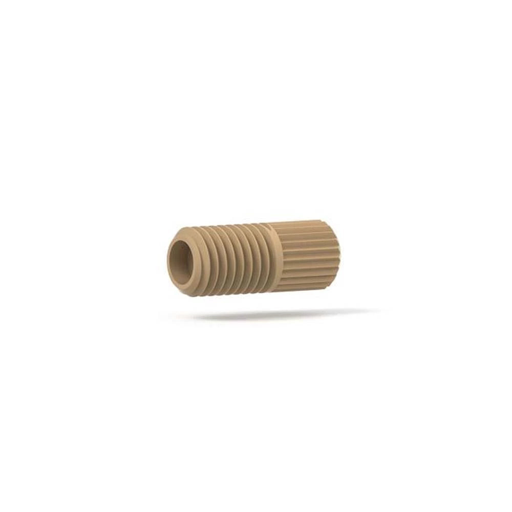 1/4-28 Super Flangeless Nut for 1/16” or 1/32” OD (pack of 10
