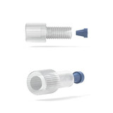 Flangeless PFA Fittings + ETFE Ferrules 1/4"-28 to 1/16" OD (pack of 10) - Darwin Microfluidics