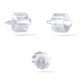 Barbed to Male Luer Adapter for Soft-walled Tubing (pack of 10) - Darwin Microfluidics