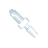 Barbed to 10-32 Male Adapter (pack of 10) - Darwin Microfluidics
