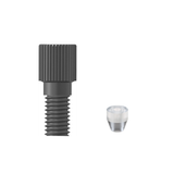 Raccord flangeless coloré 1/4-28 (lot de 10) - PP