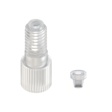 1/4-28 Flangeless Fitting (10-pack) - PTFE+PFA