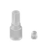 1/4-28 Flangeless Fitting (10-pack) - PTFE+PFA