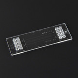 Bild des Sortier- und Flow-Focusing-Chips – Verschiedene Kanalabmessungen Fluidic 381