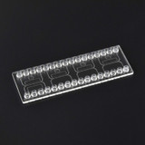 Image de la puce à canal en H - H 75 µm L 75-300 µm co-flux Fluidic 164