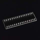 Image of Microscope Slide Platform - 2 x 16 olive interfaces - Fluidic 343