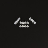 Male Mini Luer Plugs - Row of four, Low volume displacement - Fluidic 1069