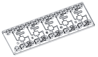 Scaffold & 3D Culture Integration Chip - Mini Luer Scaffold & 3D Culture Integration Chip - Mini Luer