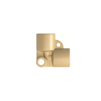 1/4-28 Female Elbow Connector (10-pack) - PEEK