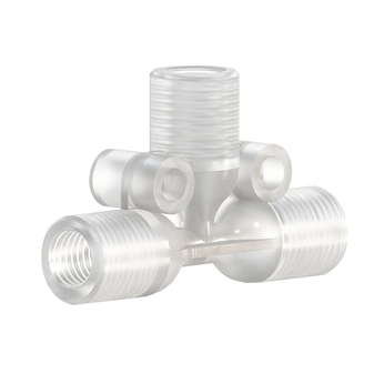 1/4-28 Female T Connector (5-pack) - PP