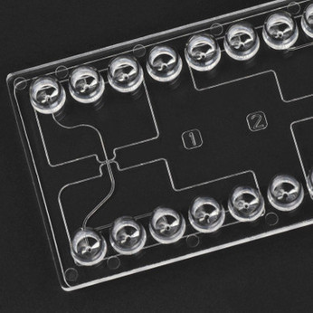 Image of Droplet Generator with Double Cross  - 100 µm nozzles Fluidic 1032