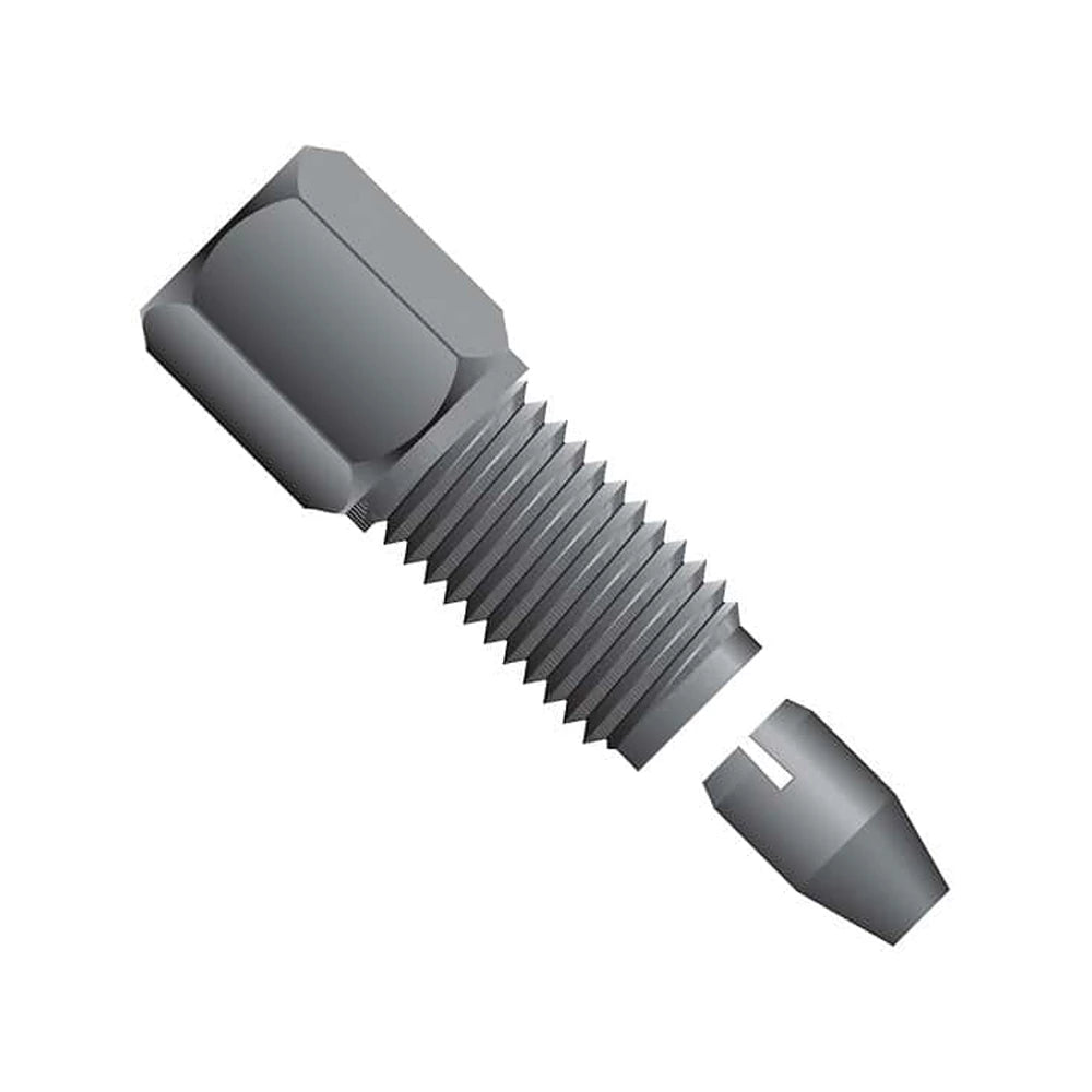 10-32 Coned PEEK Fittings + Ferrules (pack of 10) - Darwin