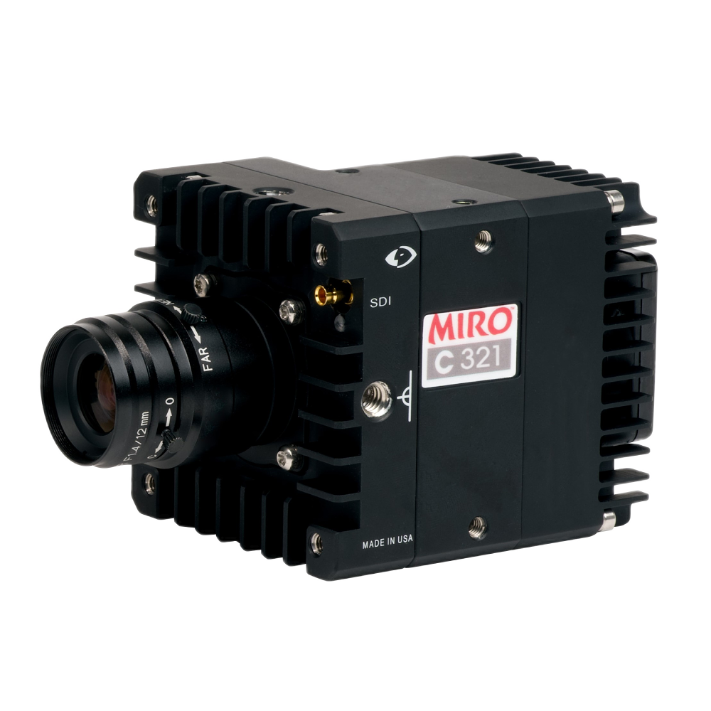 Frontview of Miro C321 high-speed camera