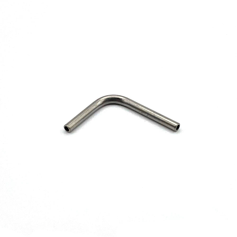 Stainless Steel 90° Bent PDMS Couplers - Darwin Microfluidics