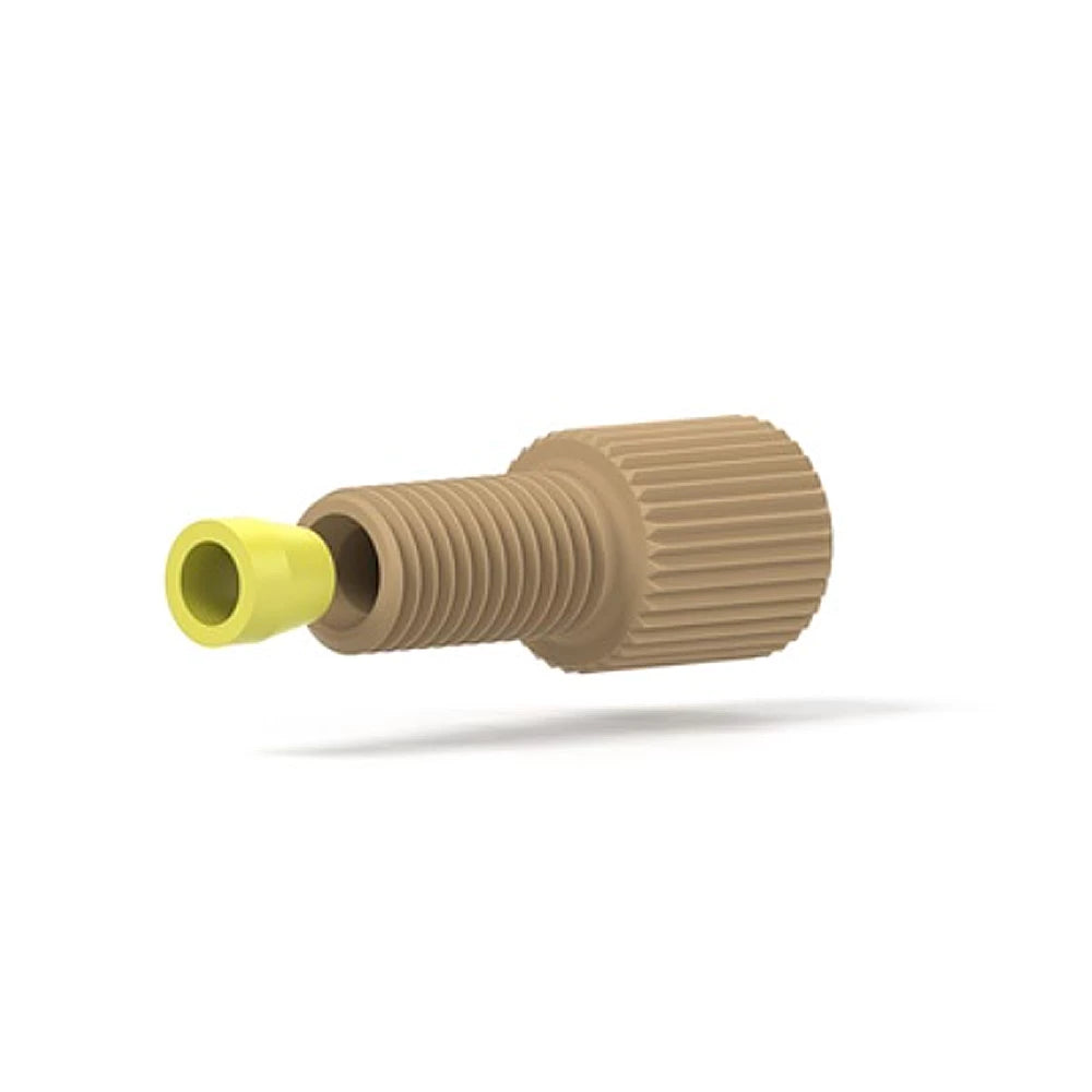 Flangeless PEEK Fittings + ETFE Ferrules 1/4-28 to 1/8