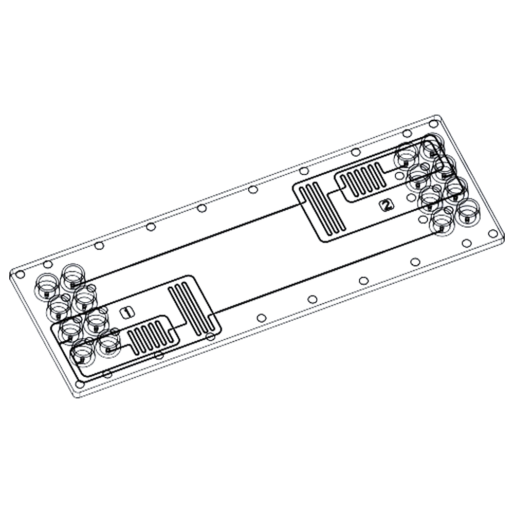 Droplet Generator Chip - Double Emulsion - Mini Luer