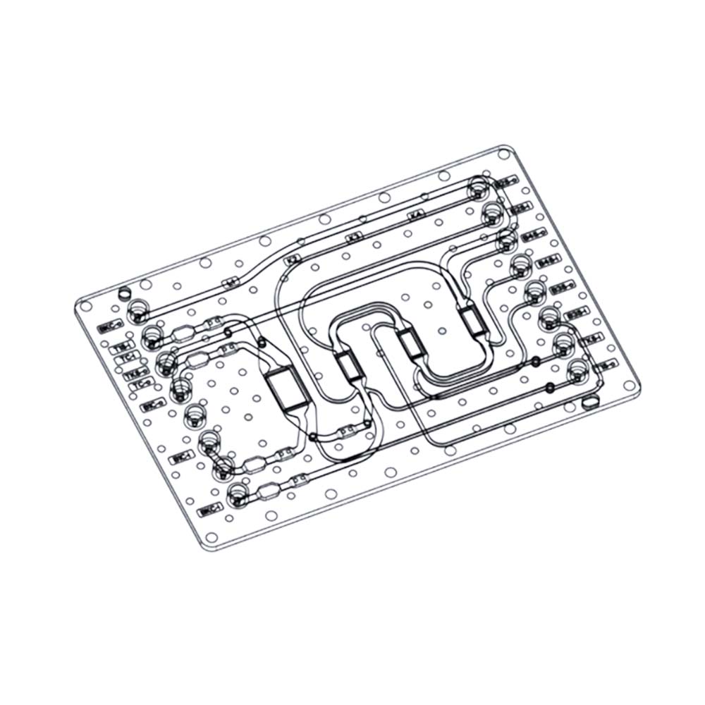 Puce à membrane à flux croisé multi-organes - Luer