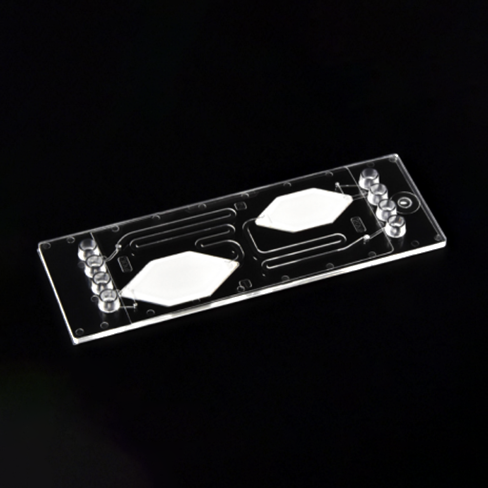 Plasma Generation Chip  - Two rhombic membranes Fluidic 1113