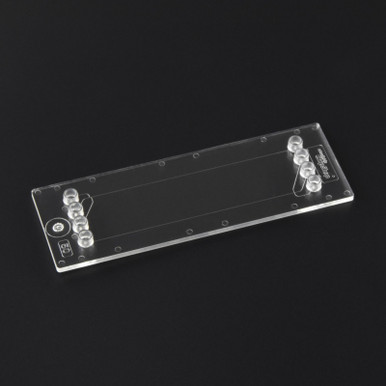 Image of Cross-Shaped Channel Chip  - W 50 µm H 50 µm channel Fluidic 160