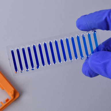 Image of Straight Channel Chip  - Various channel volumes/depths Fluidic 620