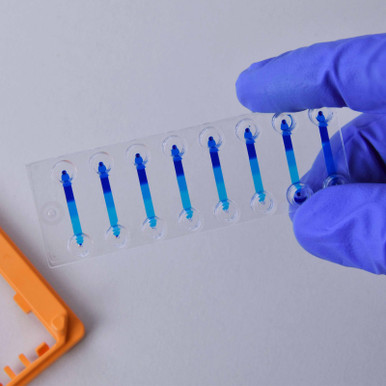 Image of Straight Channel Chip  - Various channel depths Fluidic 527