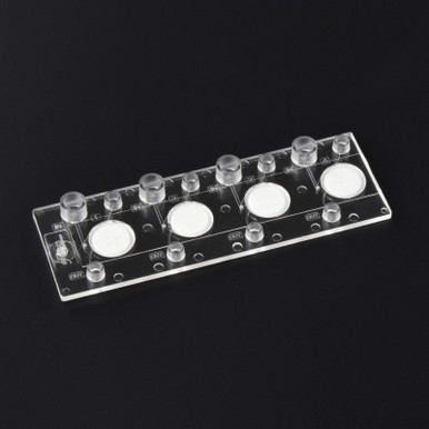 Image of Plasma Generation Chip  - Four round membranes Fluidic 168