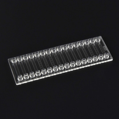 Image of Straight Channel Chip  - Various channel depths Fluidic 625