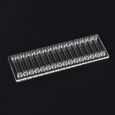 Image of Straight channel chip  - H 350 µm W 2100 µm channel Fluidic 561