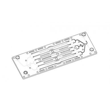 Image of Herringbone Multiplex Mixer  - Mixing and NP production Fluidic 1826
