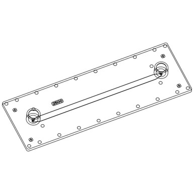 One Straight Channel Chip - Luer - Darwin Microfluidics