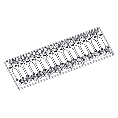 Chamber Chip with Pipetting Interface - Various chamber depths Fluidic ...