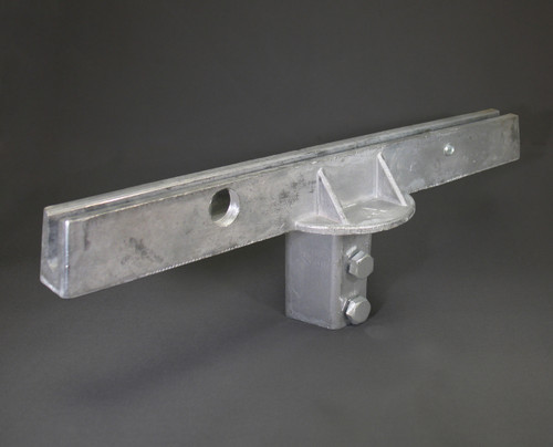 12" Wide U-Channel 180 Degree Post Cap Flat