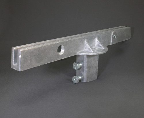 12" Wide U-Channel 90 Degree Post Cap Extruded