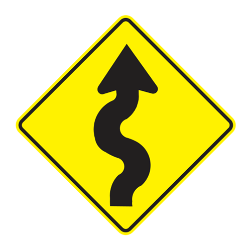 W1-5R - Right Winding Road - 30x30