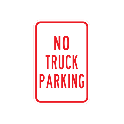 NP-60 - NO TRUCK PARKING - 12x18