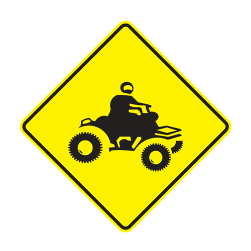 W11-6-1 | ATV CROSSING | 30X30