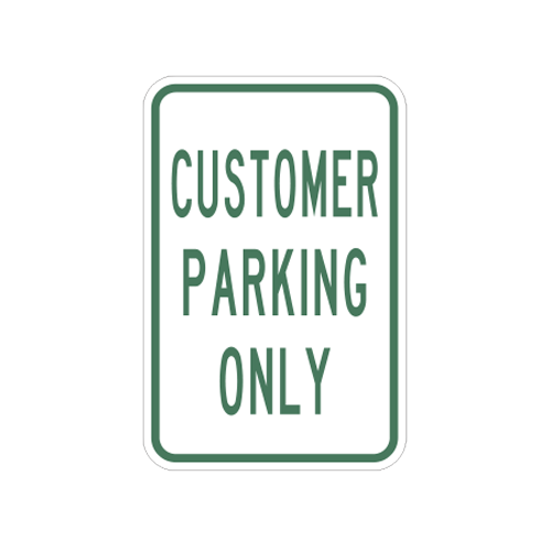 R8-51 | CUSTOMER PARKING ONLY | 12X18