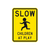 SLOW CHILDREN AT PLAY  -  18X24