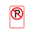 R7-2B  |  NO PARKING SYMBOL BLANK  |  12X18