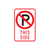 R7-7D  |  NO PARKING SYMBOL THIS SIDE  |  12X18